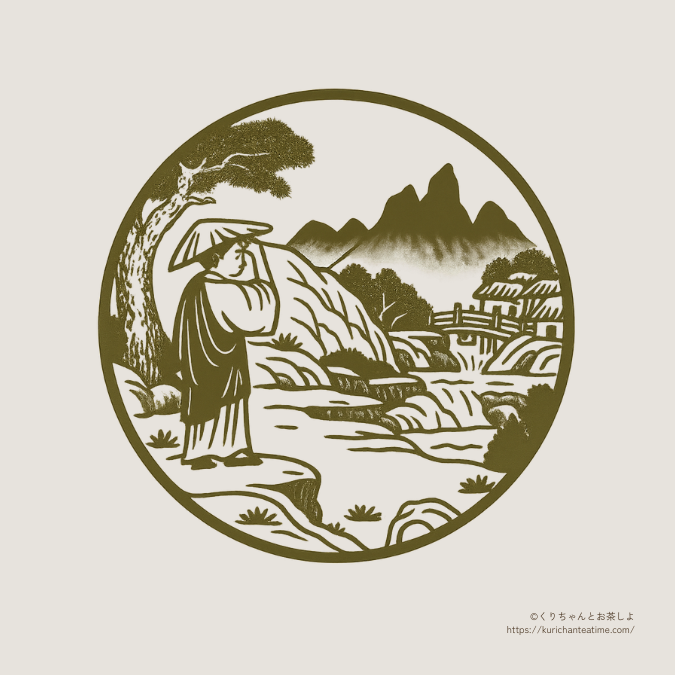 十牛図 第十図 入鄽垂手(にってんすいしゅ)の図